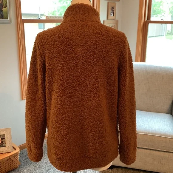 Betsy's Boutique Pull Over Top , Brown, Size Small - Picture 3 of 12